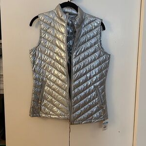 J. McLaughlin Silver Women's Vest